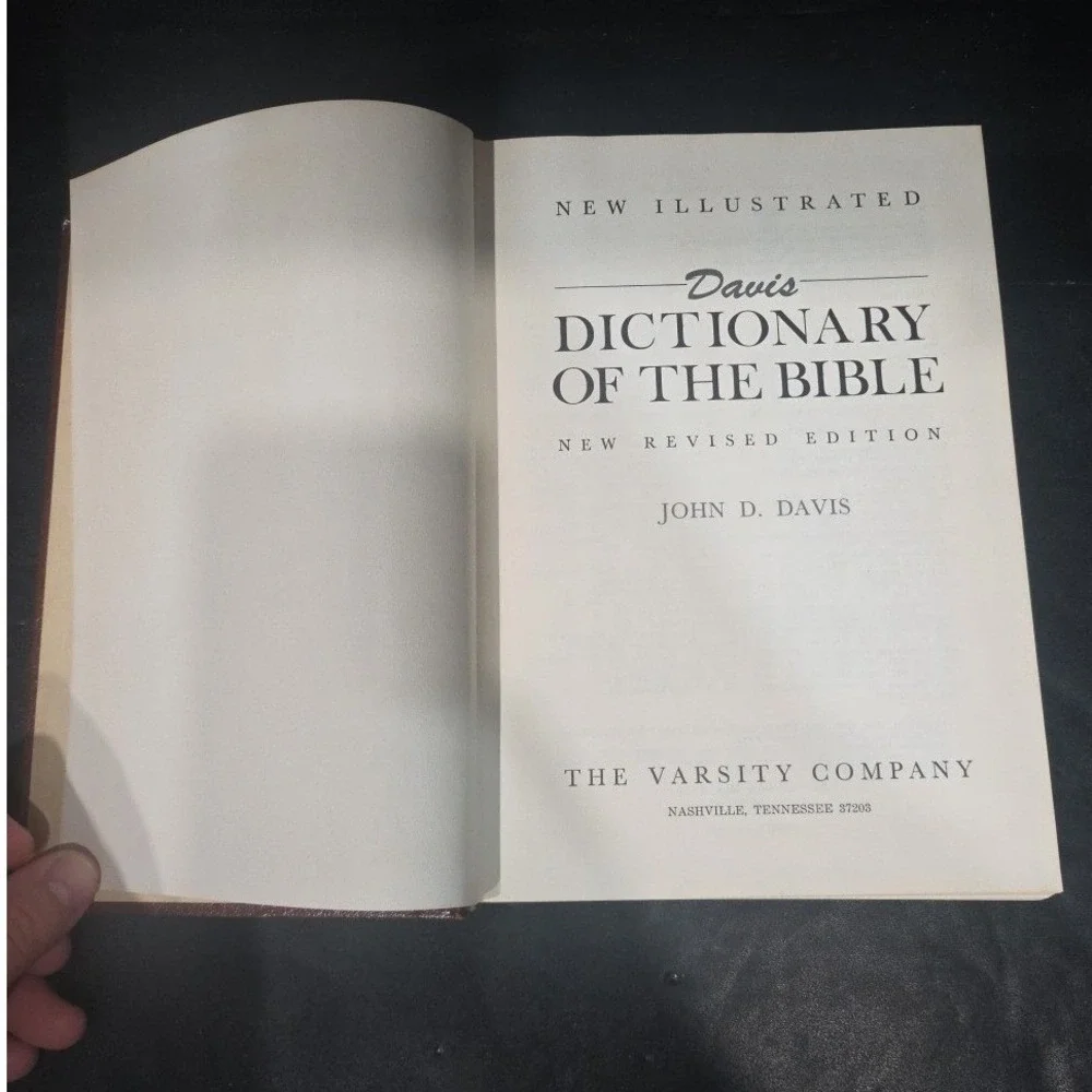 New Illustrated Davis Dictionary of the Bible 1973 Revised Ed. Hardcover Brown